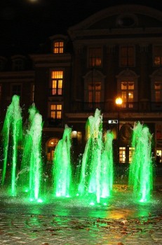 Szczawno Zdrój Kolorowa fontanna