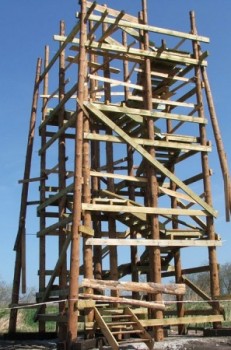 Ustka Wieża widokowa nad jeziorem Gardno